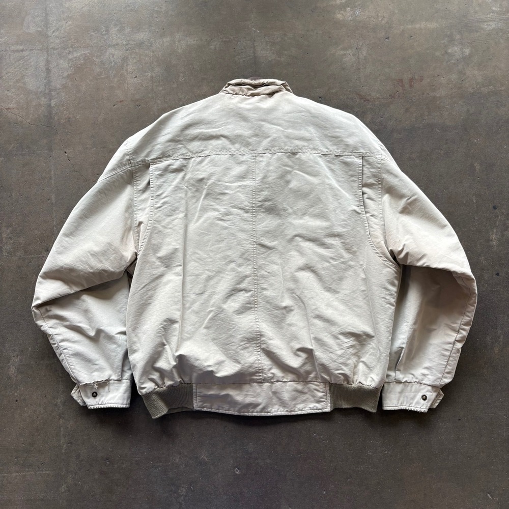 Vintage 90s Gant Flyer Usa Embroidered Flag Jacket Suede Collar Mens M View 2